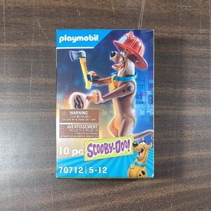 Playmobil Scooby-Doo Firefighter Action Figure Set